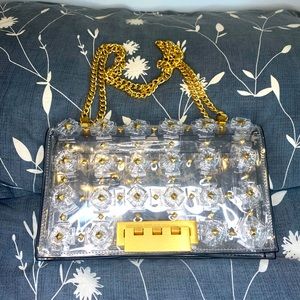 ✨NEVER USED✨ ZAC POSEN CLEAR VINYL CROSSBODY